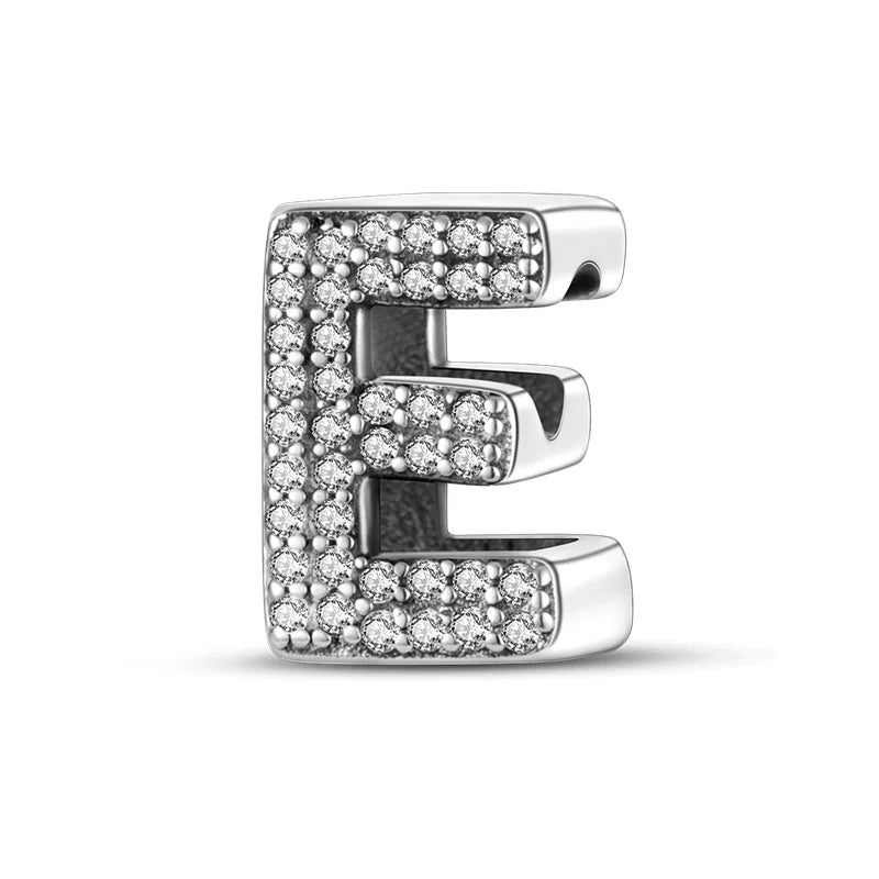 925 Sterling Silver Traveling The World Alphabet Charms Pendant For Women Fit Original Bracelet DIY Birthday Party Jewelry Gifts