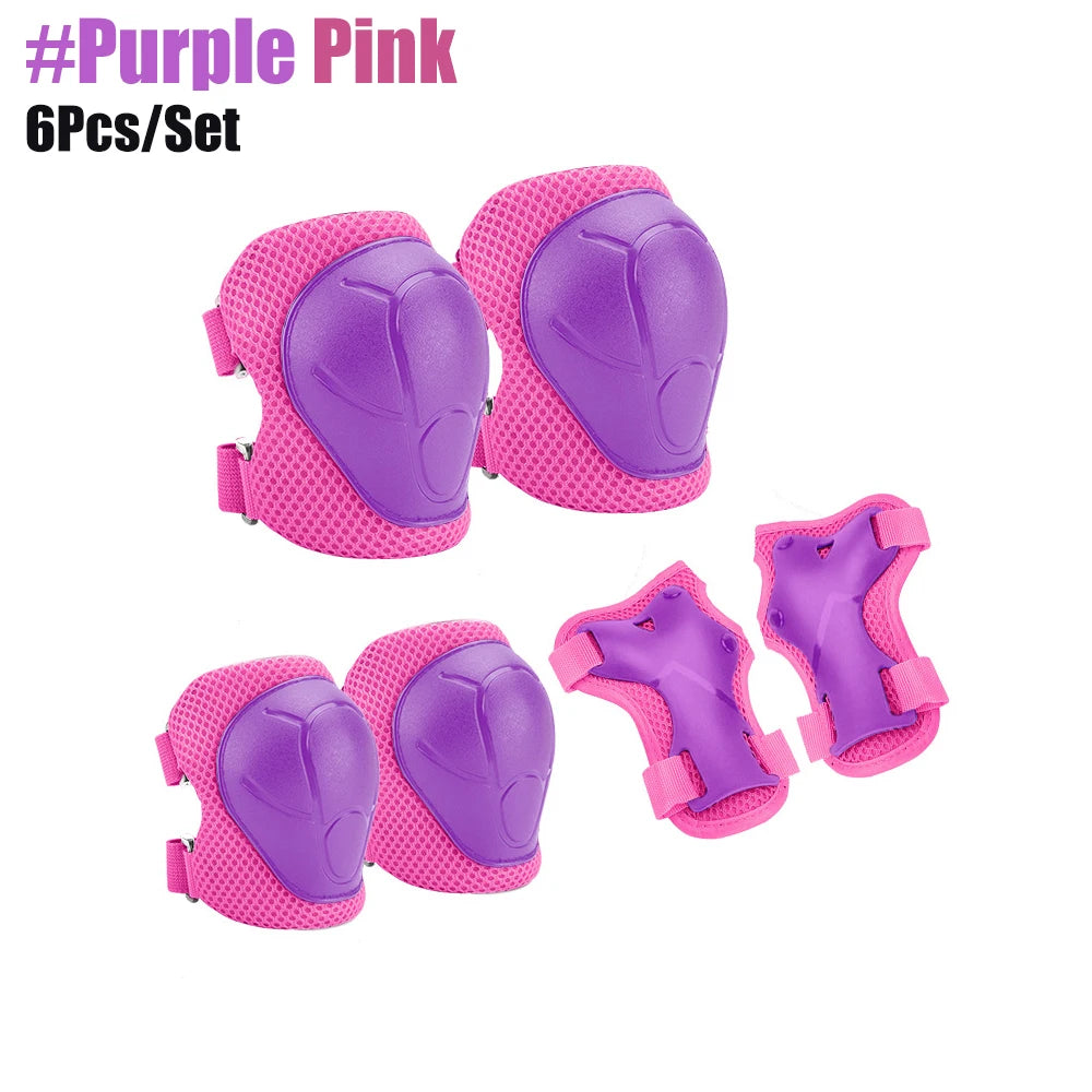 Kids Protective Gear Set Knee Pads for Kids 3-7 Years Toddler Knee and Elbow Pads with Wrist Guards for Skating Cycling Bike New