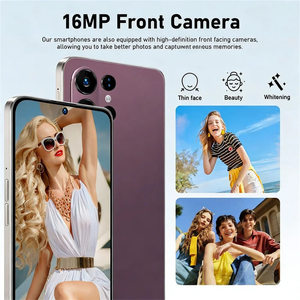 K-Touch NEW 26 Ultra Mobile Phones Smartphone Android 15 Global Version 5G Cell phone 7.3 Inch 16+48MP AI Camera 22GB+2TB 7800mAh Wifi GPS Cellphones