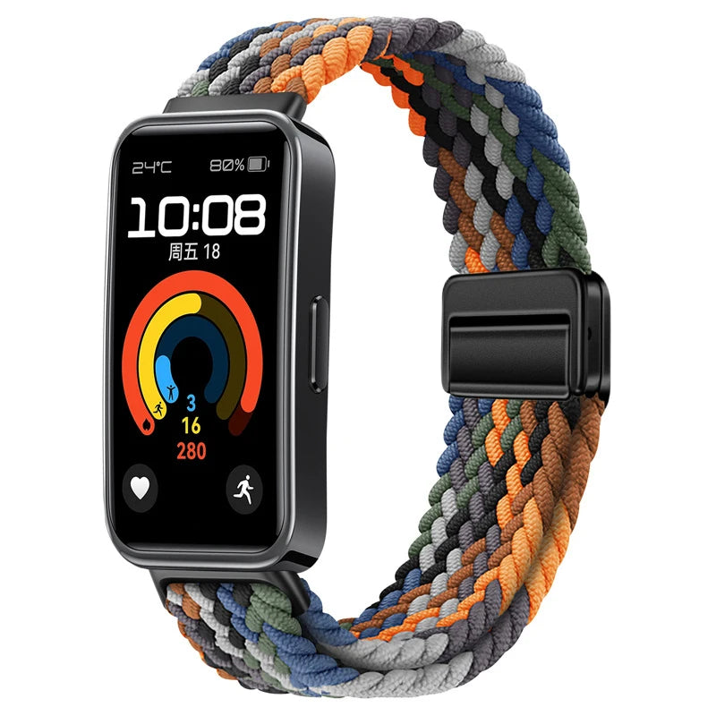 Sports Nylon Loop Strap for Huawei Band 11/11 Pro/10/9/8 Official Replacement Bracelet Belt Huawei Band 11 Wristband Accessories
