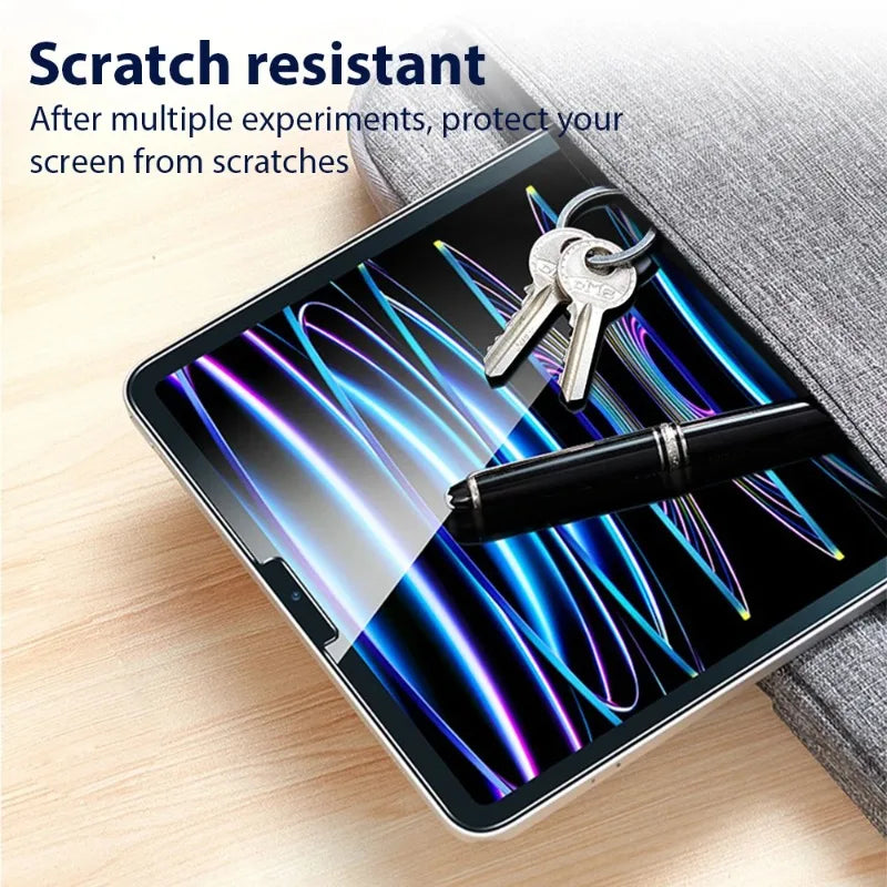 2PCS Tempered Glass For Ipad Pro11 13 2024 10th Gen 10.9 Screen Protector Pro3 4 5 6 12.9 Generacion Mini 2 3 4 5 6 Film
