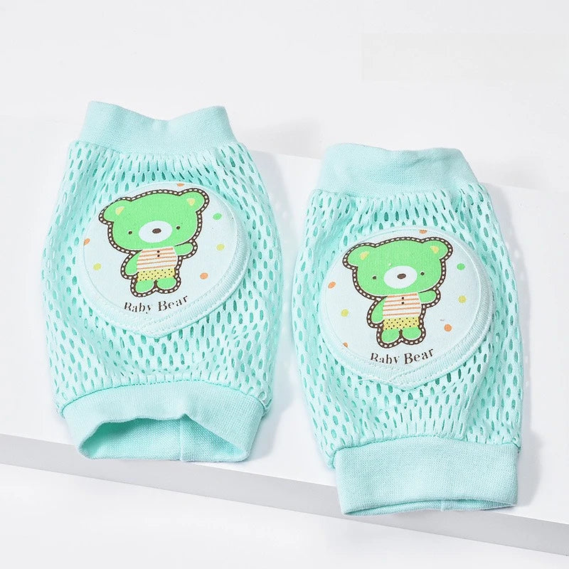 Anti-Fall Learning to Walk Gear for Infants & Toddlers Baby Knee Pads 1 Pair - Thin Summer Crawling Protection,