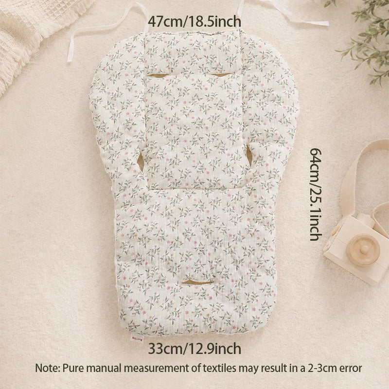 Baby Stroller Cushion, Baby Stroller Cotton Pad, Stroller Seat Cushion, Baby Car Seat Liner, Breathable Stroller Accessories, Suitable for Both Boys and Girls