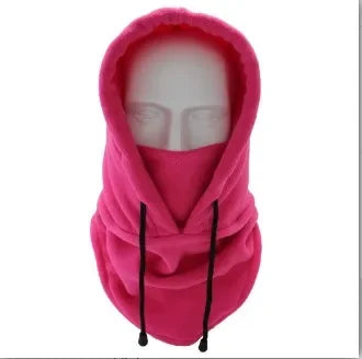 Winter Thermal Fleece Hat Hooded Outdoor Windproof Skiing Sport Men Women Neck Warmer Balaclava Cycling Face Mask Masked Caps