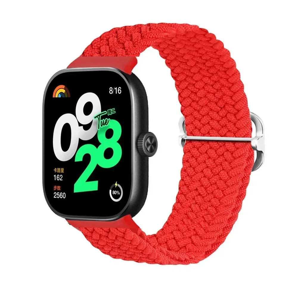 Breathable Strap for Xiaomi Redmi Watch 4/5/6 Nylon Replaceable Wristband Smart watch Belt for Mi Band 9/8 Pro Sport Watchband