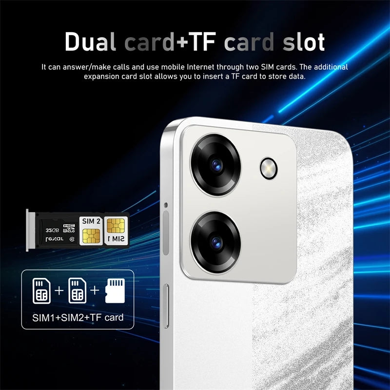 M7 Pro 12GB+512GB Smartphone 7.3inch 7800mAh 72+108MP Dual Android14 Cellphones Snapdragon8 gen3 SIM 5G Mobile phone AB22