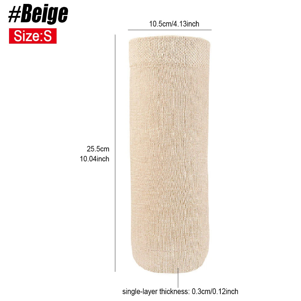 1Pcs Prosthetic Gel Socks, Skin-Friendly and Comfortable Use, Cotton and Gel Soft Liner for Daily Wear, S L Size Options