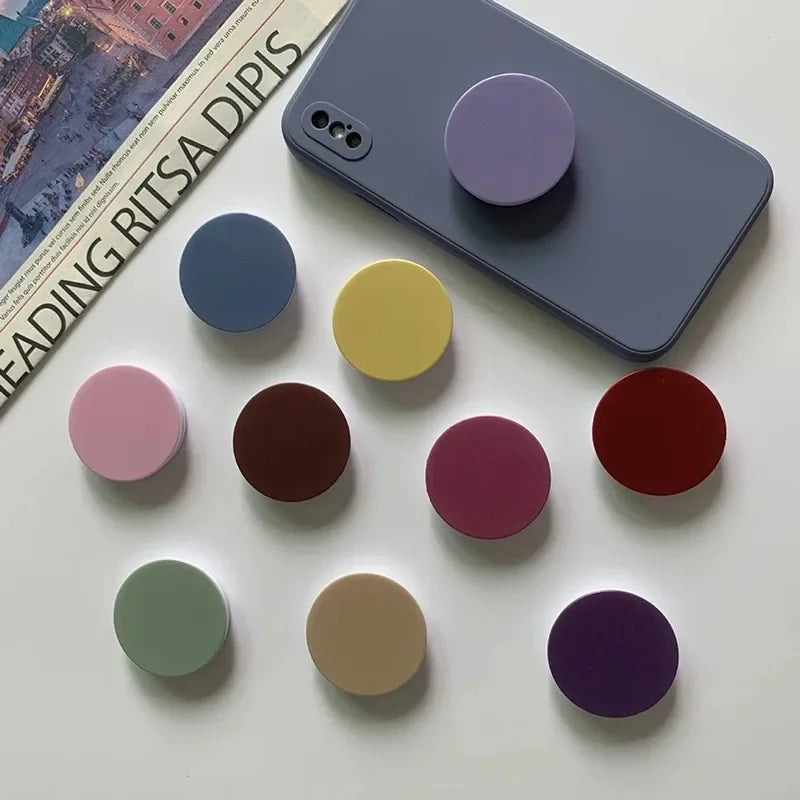 Round finger grip Tok cellphone holder foldable expanding phone stand mobile accessories for iPhone Huawei Xiaomi finger bracket