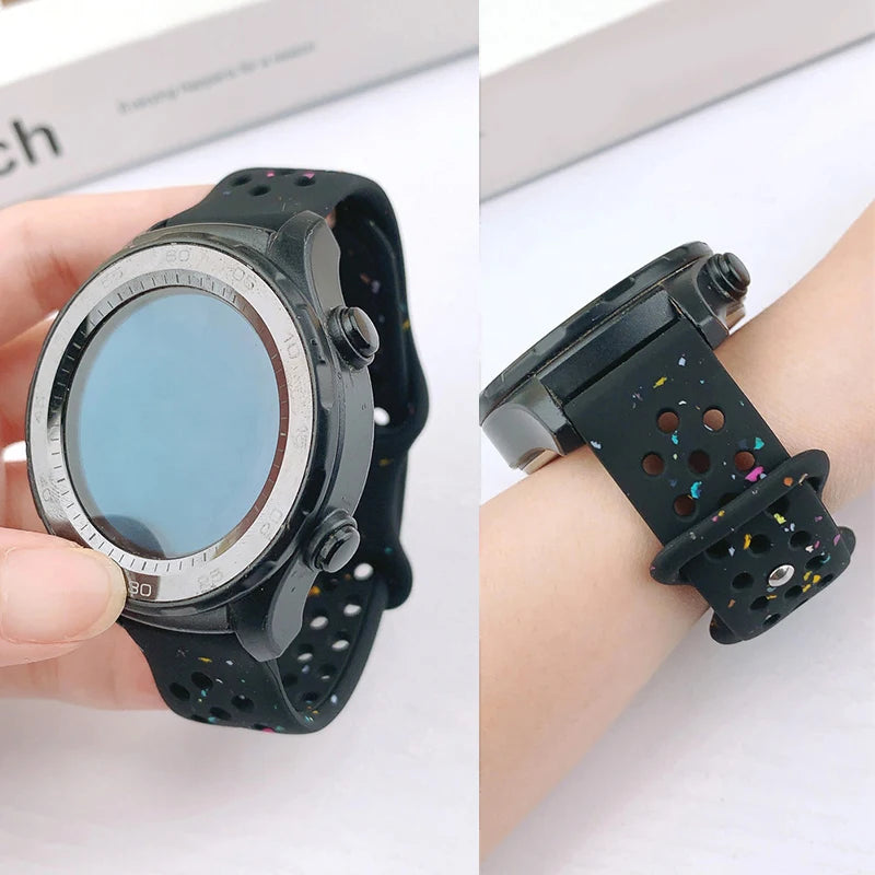 20mm 22mm Silicone Band For Huawei Watch GT6 GT6 Pro 46mm Sport Strap For Huawei Watch GT5Pro GT2 3 4 5 46mm 42mm /GT3Pro 43mm