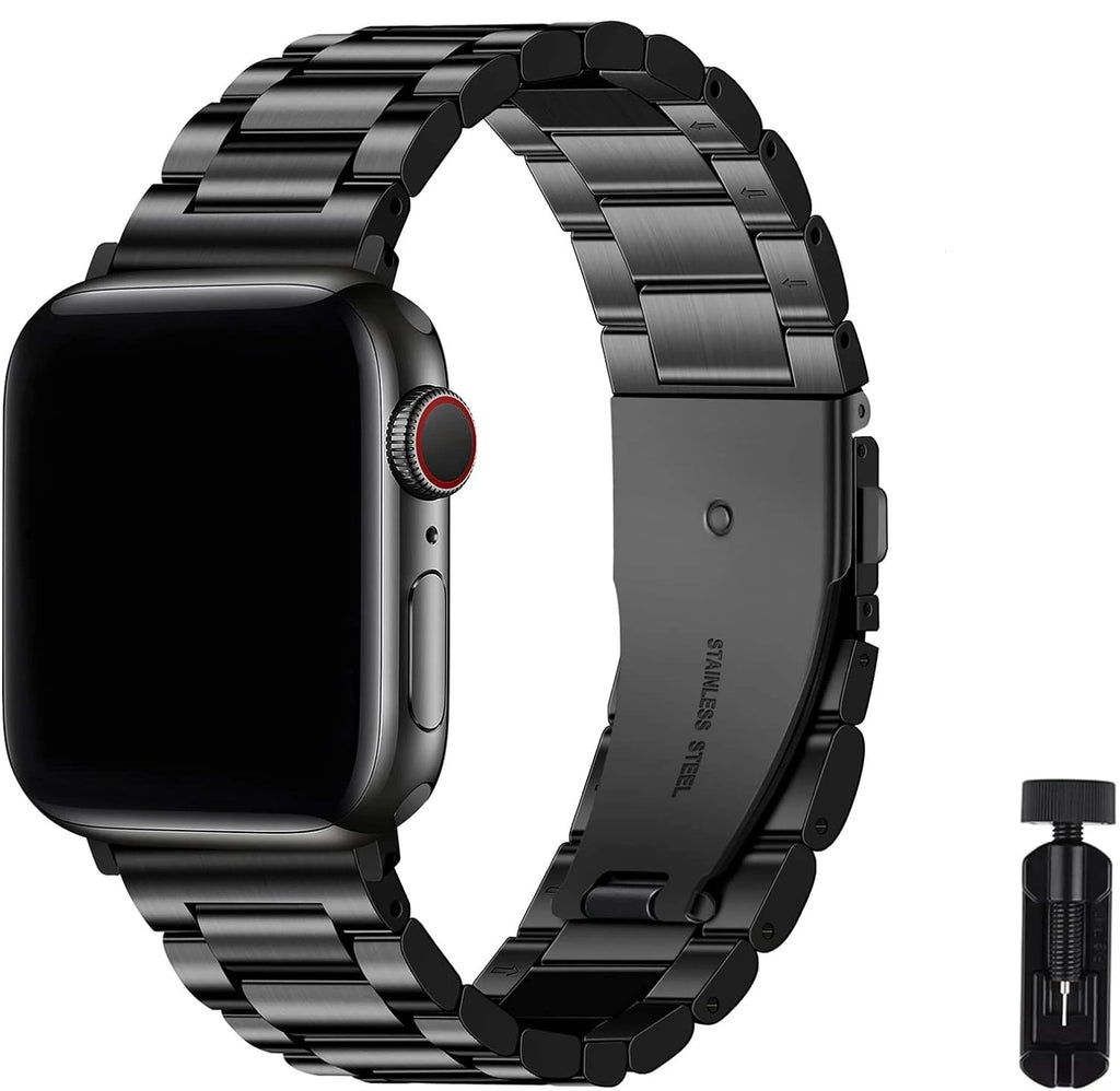 Stainless steel Strap For Apple Watch band UItra 49mm 9 8 7 45mm 41mm metal belt on Iwatch series 6 5 4 SE 3 44mm 42mm 40mm 38mm