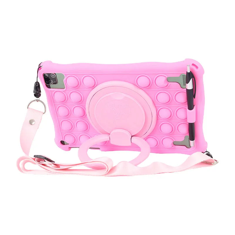 Funda Para 10.1" Universal Silicone Tablet Case 10 10.1 inch Android Tablet PC Shockproof Stand Cover Cases 25*16CM/9.84x6.3inch