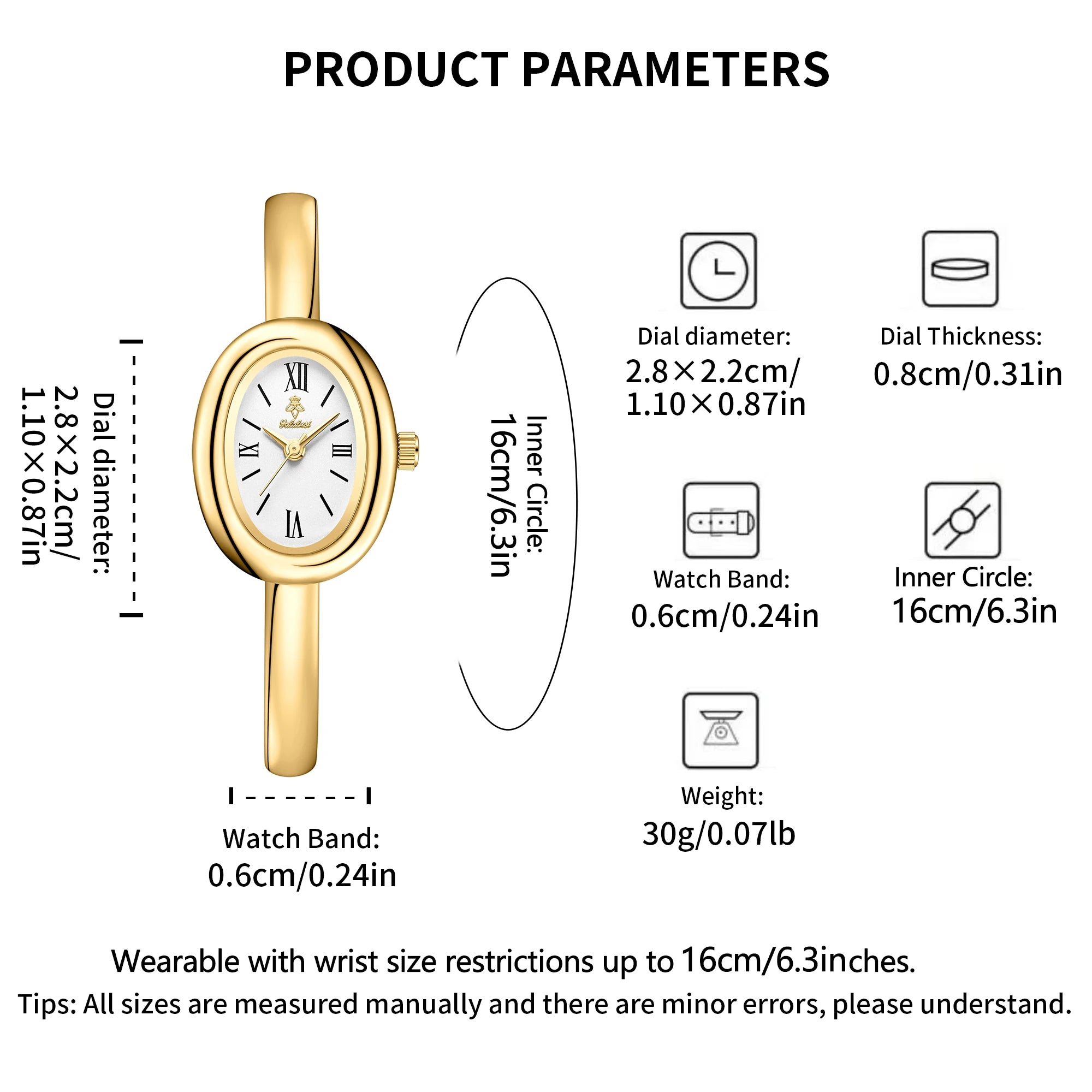 YaLaLuSi Brand Women's Watch: Stylish, Minimalist Bracelet Watch, Water-Resistant Quartz Watch, Gift Reloj Mujer Watch for Girls