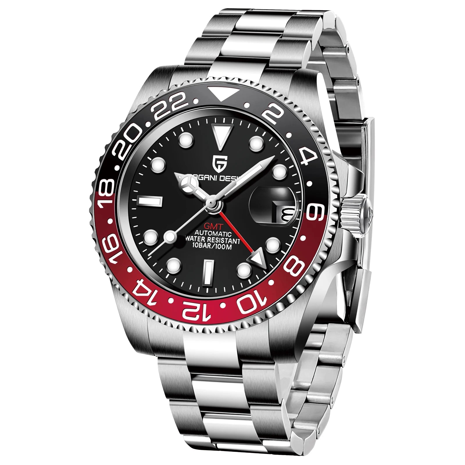 2026 PAGANI DESIGN New PD-1662 V5 Men Mechanical Watches Luxury Ceramic Bezel Automatic Watch 100M Waterproof GMT Watch for Men