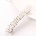 Super Beautiful~ Accessories Flash Diamond Headpiece Hair Clip Four Rows of Crystal Fish Line Braided Edge Clip Exquisite One-Wo
