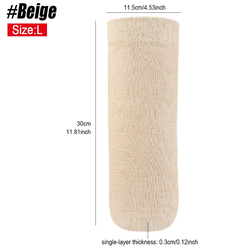 1Pcs Prosthetic Gel Socks, Skin-Friendly and Comfortable Use, Cotton and Gel Soft Liner for Daily Wear, S L Size Options