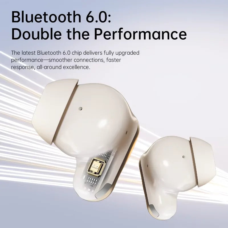 MINI550-Wireless Headphones, High-Fidelity Stereo Headphones, with Noise Cancellation Feature and LED Display, Mini Headphones