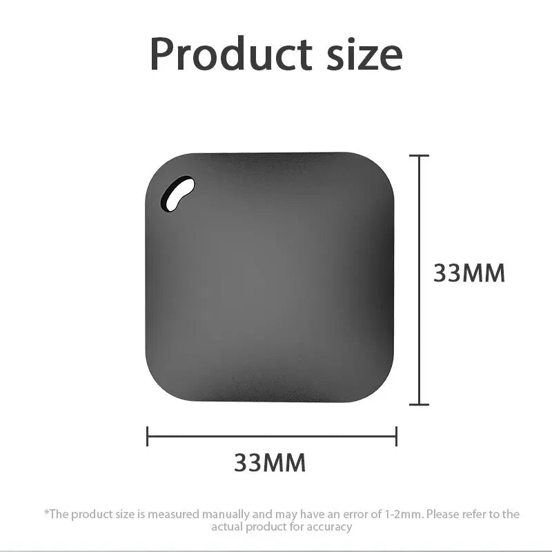 New Anti Loss GPS Tracker MINI Black Square Locator For Mobile Anti-theft Use In Conjunction With iOS System Find My APP