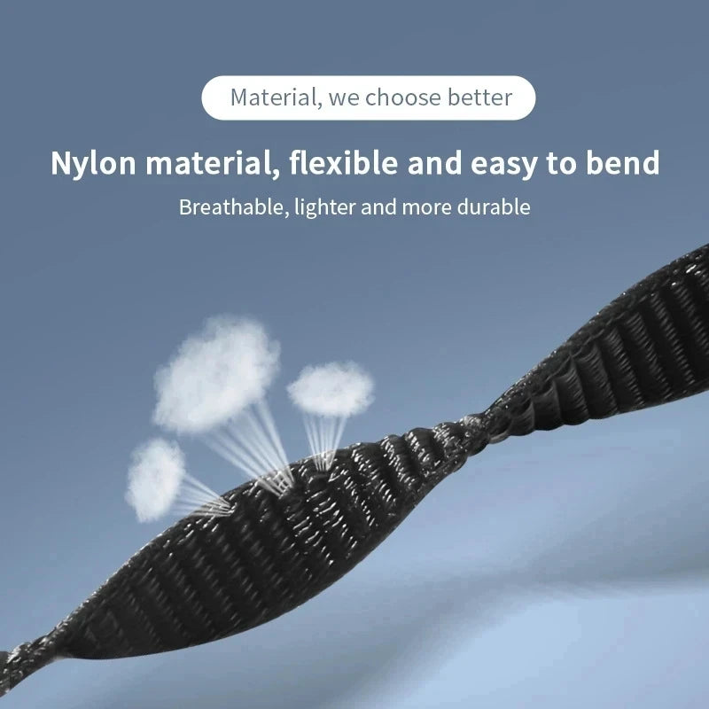 Nylon Loop Strap For Xiaomi Mi Band 8 7 6 5 4 3 Bracelet SmartWatch Wristband Replacement Sport Pulsera Watchband Miband 8 NFC