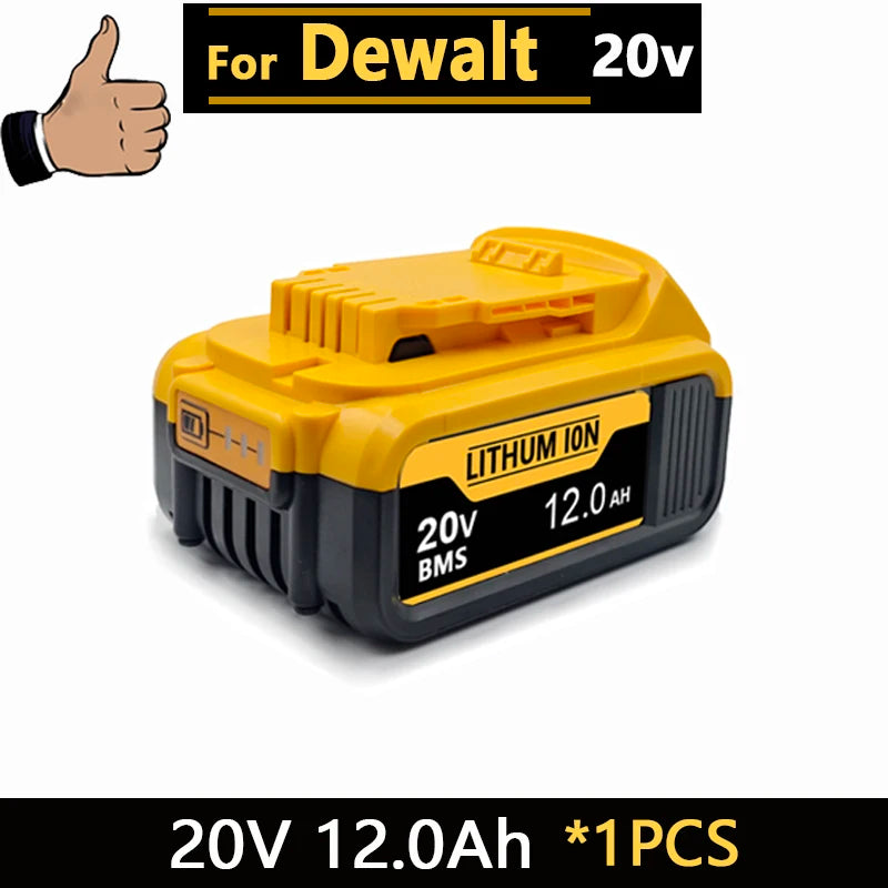 New High-Power for DEWALT 20V/60V Battery DCB200 DCB205 DCB206 * Power Tool 18V Battery 3AH 8AH 12AH 18AH Batteries DCD805