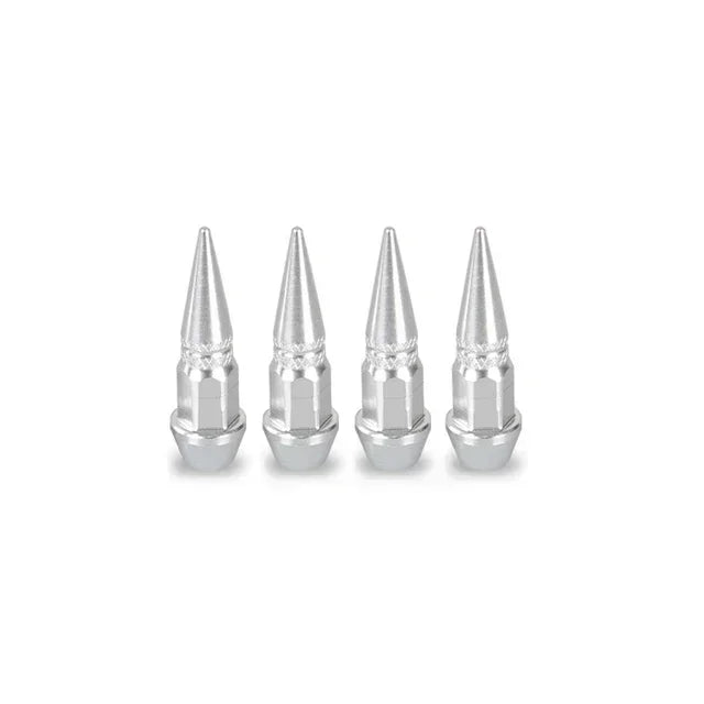 Car Universal NEW 4pcs Bullet Head Screws Valve Caps Personalized Modifications Pointed Valve Tips Bicycle and Motorcycle Tires