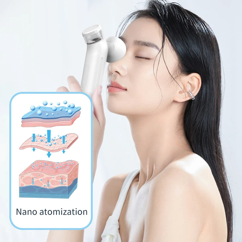 Electric Eye Massager with Nano Steam Moisturizing Spray Eye Massage Device for Dry Eye Eyes Massage Humidifier for Eye Care
