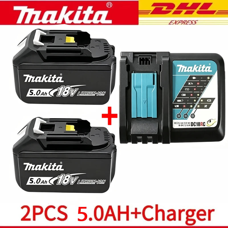 Original Makita Battery DDF487 Cordless Driver Drill Brushless Electric Impact Screwdriver Rechargeable  battery Power Tool