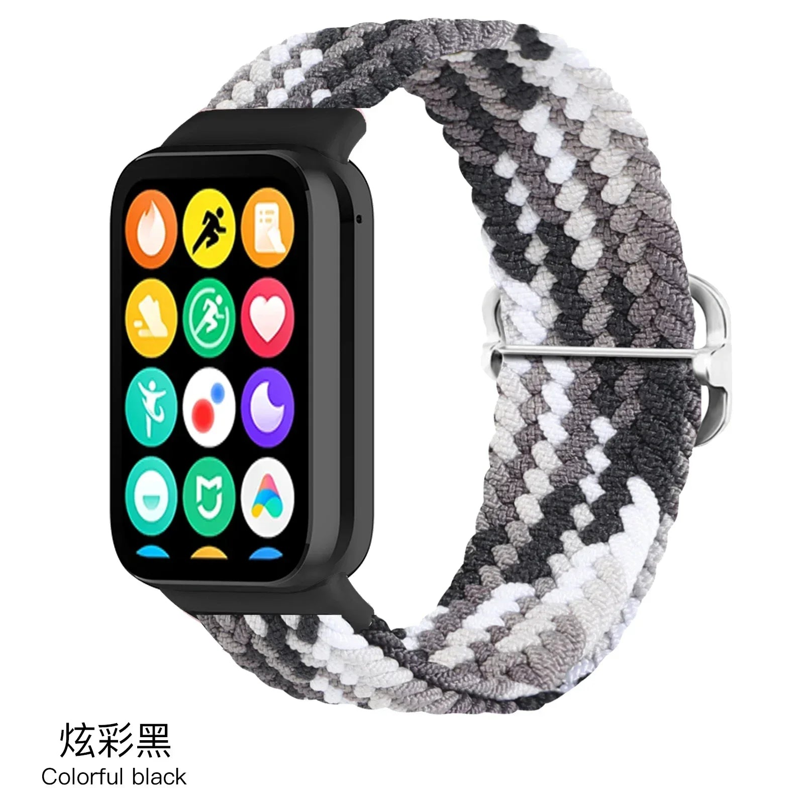 Nylon Strap for Xiaomi Mi Band 9/8 Pro Breathable Replaceable Bracelet Wristband Correa Redmi Watch 4/5/6 Watchband Accessories