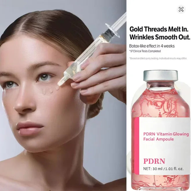 Deep Collagen Essence Peptide Activation Pink PDRN Stem Cell Ampoule Brightening Moisturizing Skincare