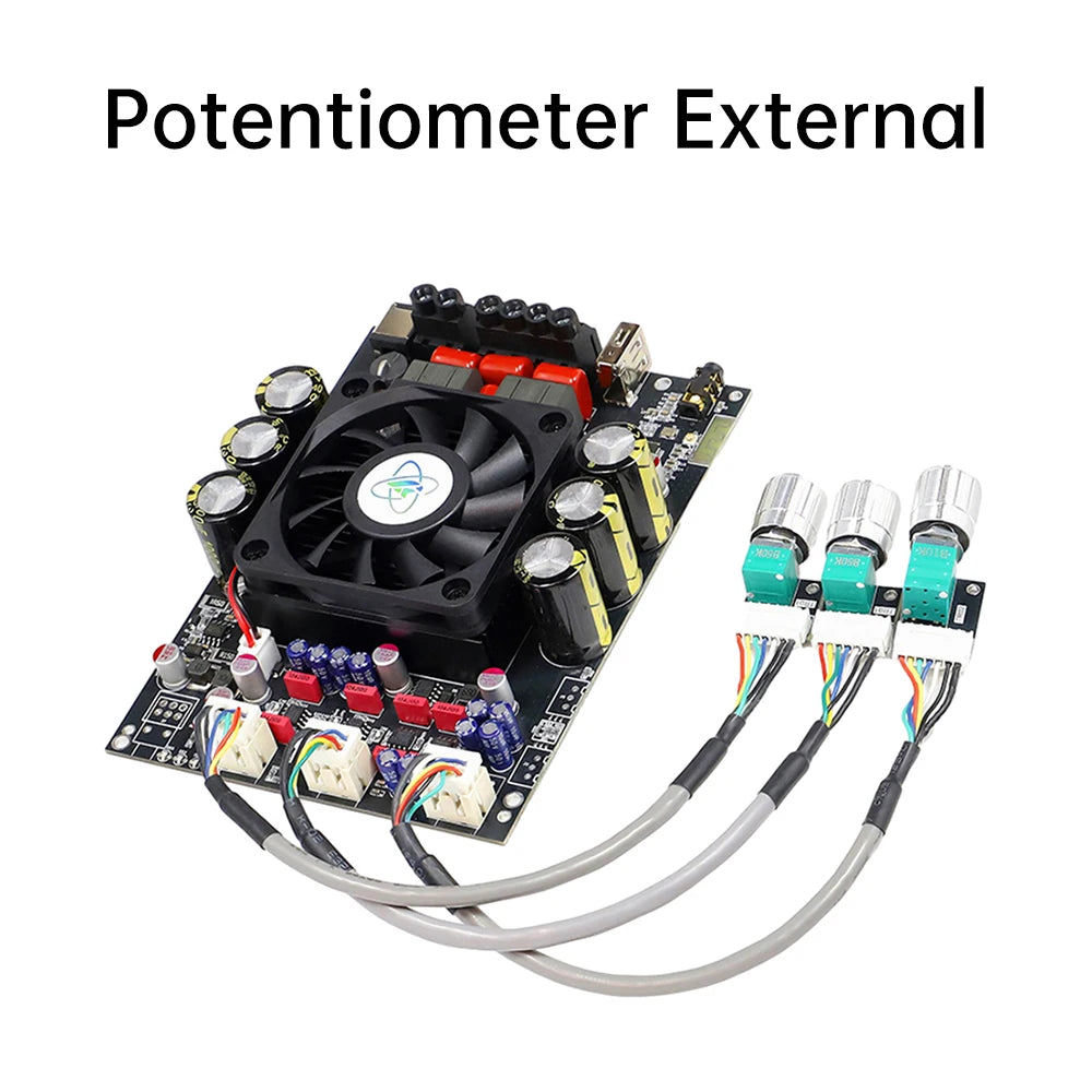 Upgraded 300W * 2 Bluetooth Digital Amplifier Board Module With High Low Frequency Adjustment TPA3255 Supporting APP XY-T3002P