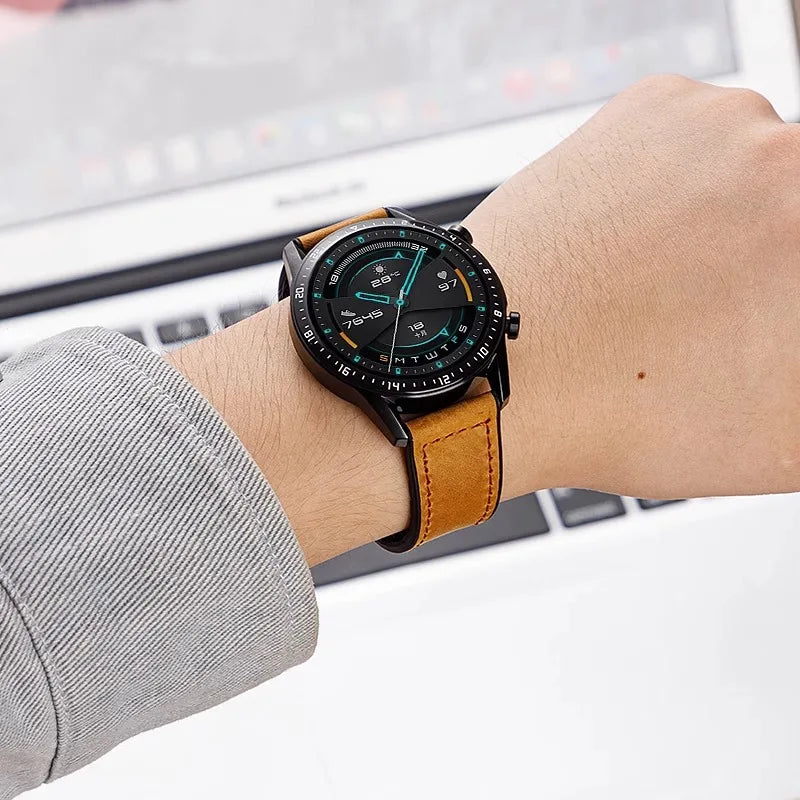 Leather Silicone Strap For Xiaomi Watch 2 Pro S4 S3 S2 S1 Pro Active 22mm Magnetic Watch Band For Mi Watch Color Miwatch Color 2