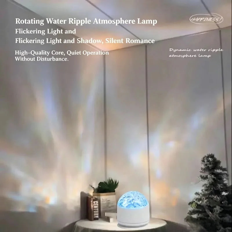 16-Color Water Ripple Projector with Remote