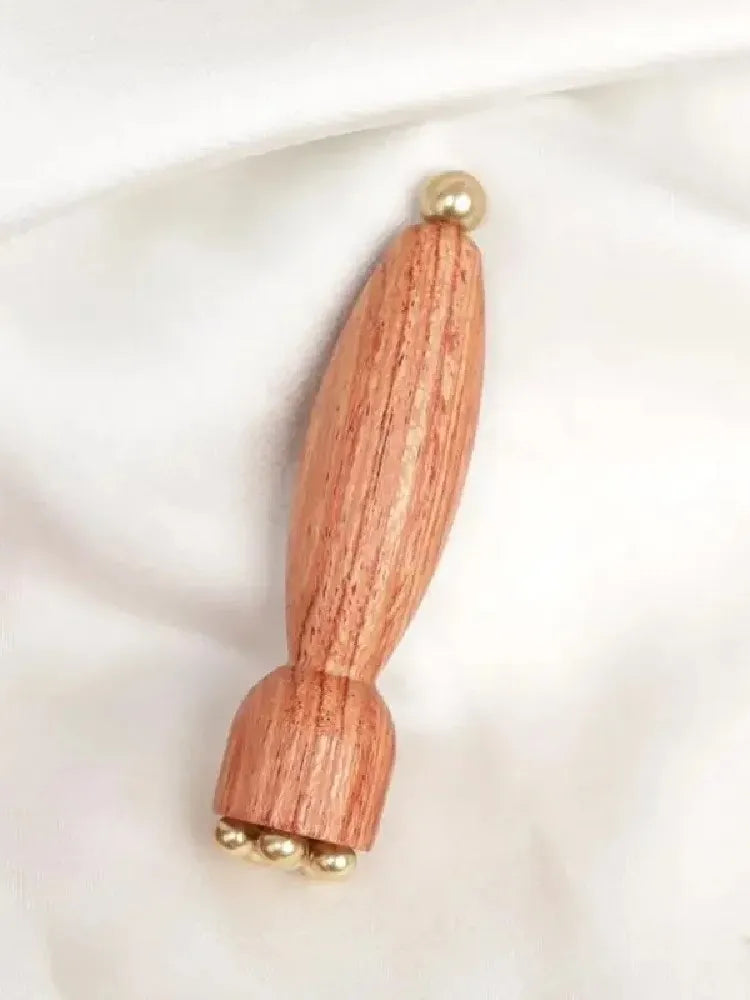 Brass Lotus Eye Massage Stick A Facial Gua Sha Tool A Handheld Tool For Eye Relaxation And Meridian Acupressure Massage Tools