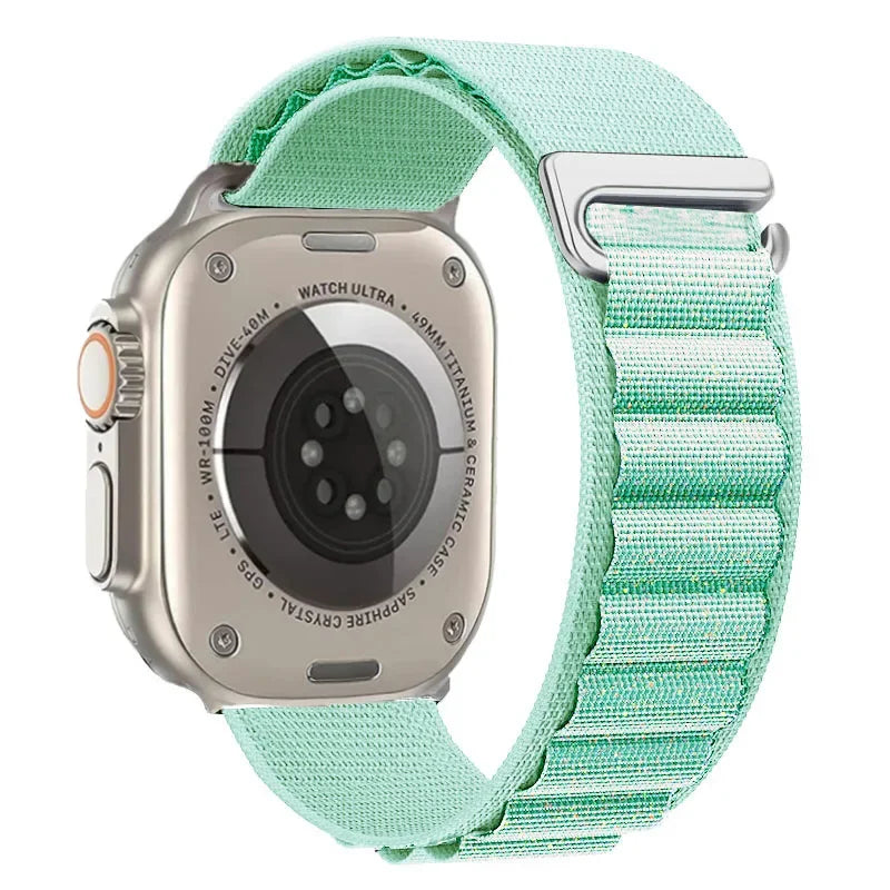 Alpine Loop Strap For Apple Watch Ultra 3 2 1 Band 49mm 11 10 9 8 7 45mm 41mm 42mm 46mm Nylon Bracelet iWatch 6 5 4 3 SE3 2 Belt