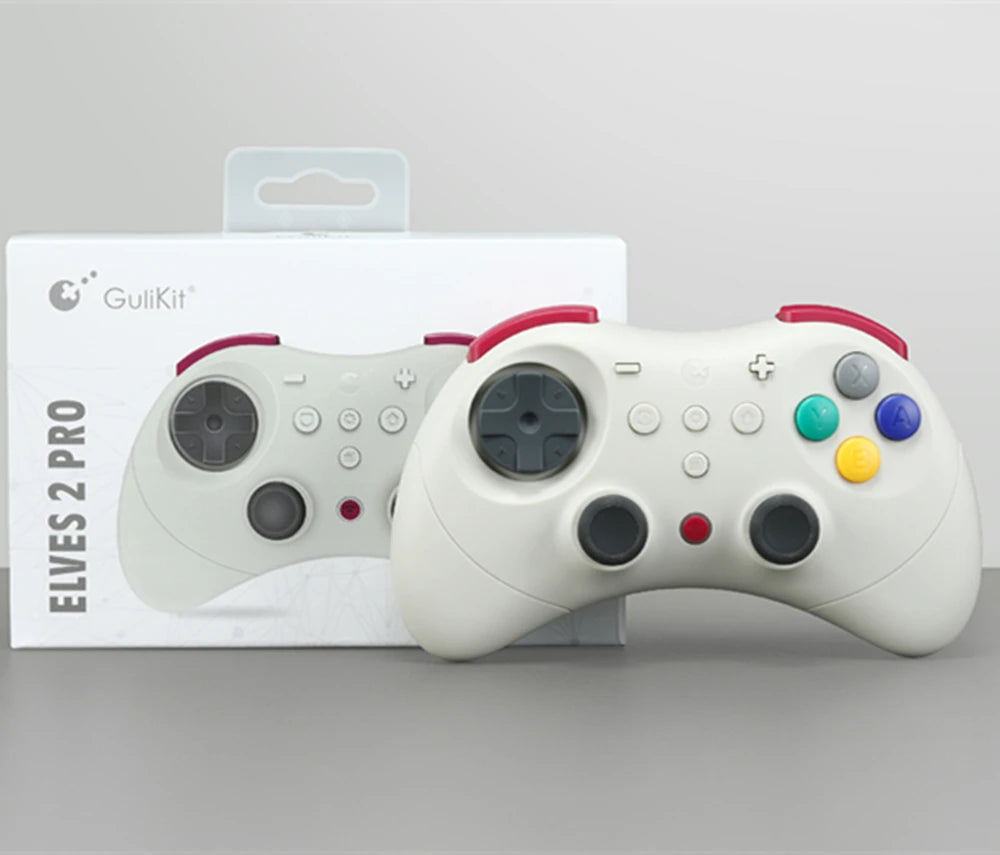 GuliKit Elves 2 Pro Wireless Gaming Controller for Switch 2,Windows,iOS & Android, Hall Effect Joysticks,1000Hz Polling Rate