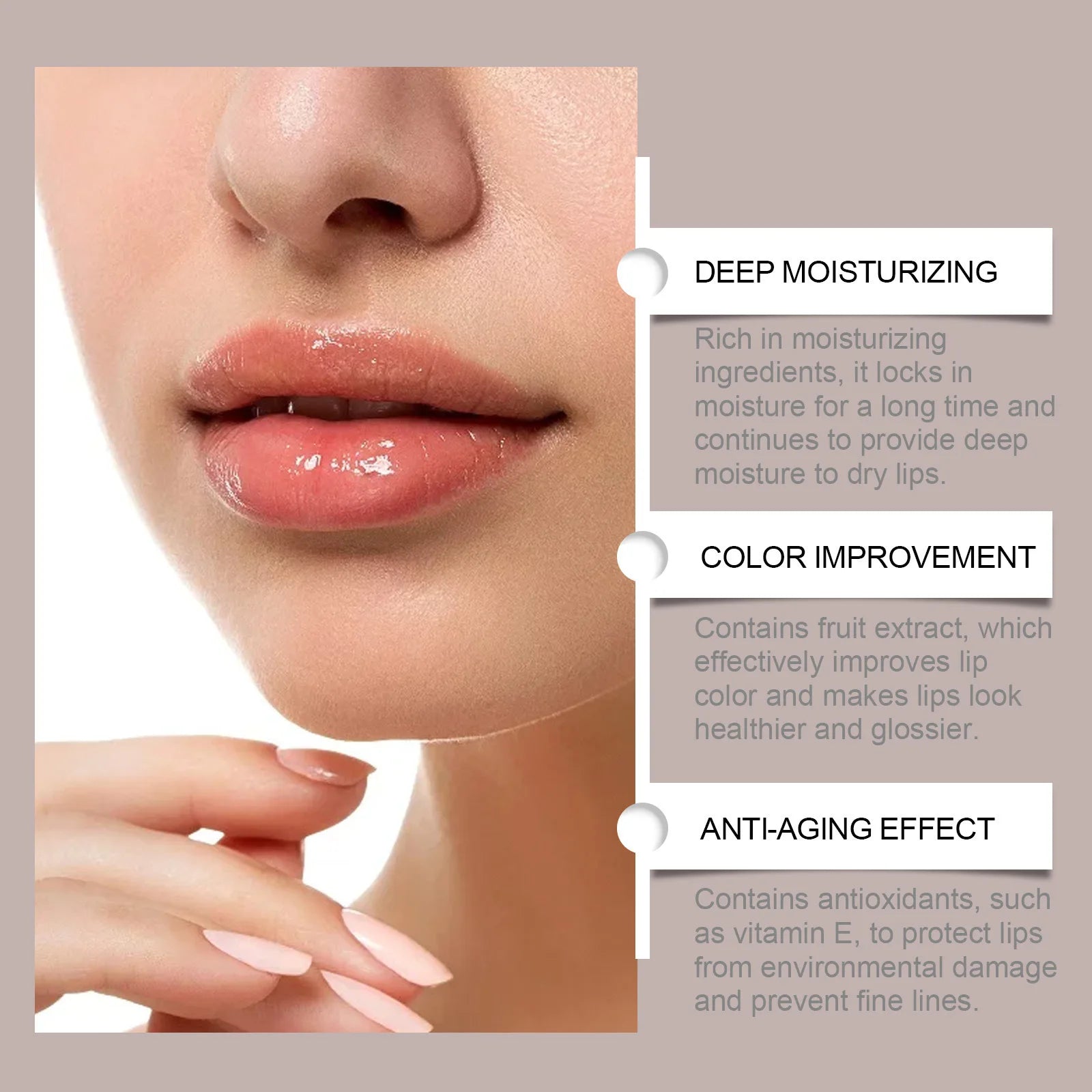 Lip Mask Fade Lip Lines Remove Dead Skin Anti-cracking Dryness Peeling Repair Plumper Bleach Nourish Moisturizing Lip Care Cream