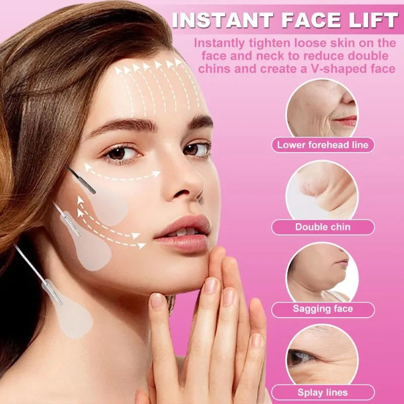 40-240Pcs/Set Invisible Facial Liftting Stickers Thin Face Patches Facial Line Wrinkle Sagging Skin Fast Pull Chin Adhesive Tape