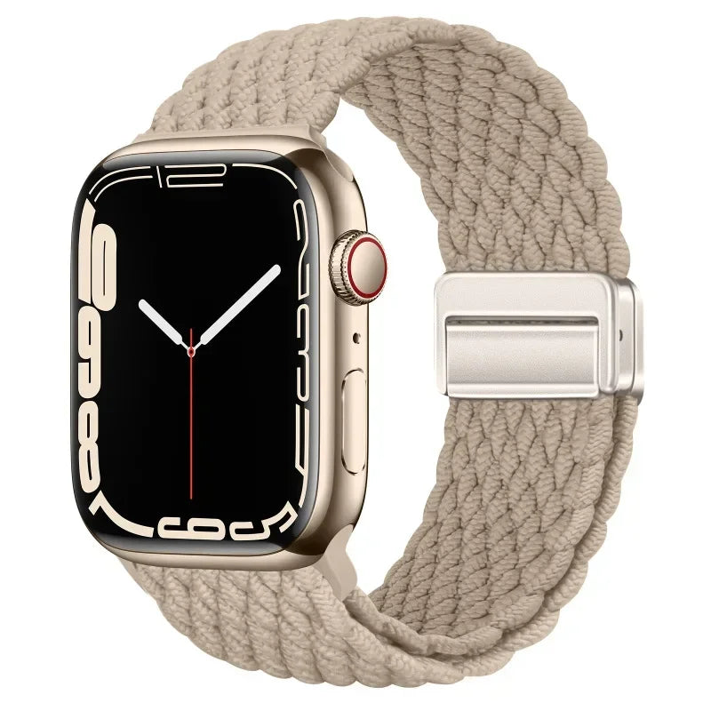 Nylon strap For Apple watch 11 10 42mm 46mm 9 8 7 45mm 41mm Ultra 3/2/1 49mm Magnetic wristband For iWatch 6 5 4 3 SE 44mm 40mm
