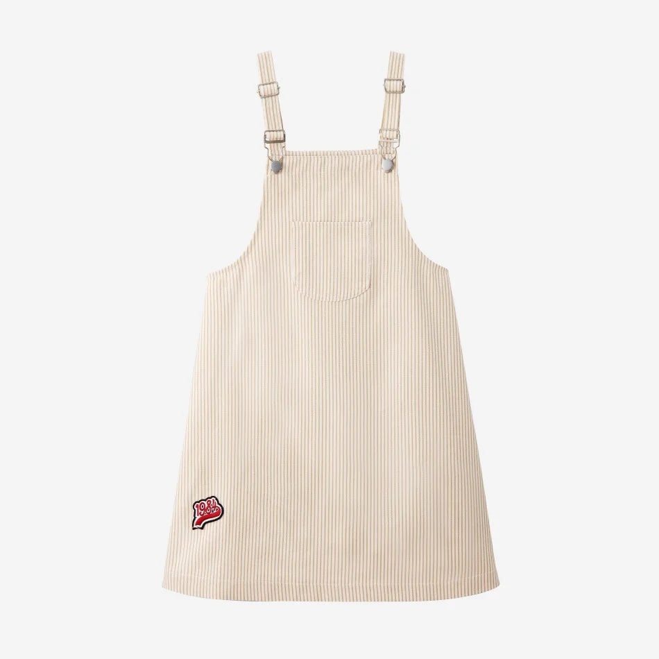 Clearance sale AS SS26 pinstripe denim collection patch girl clothing family matching boys baby clothes