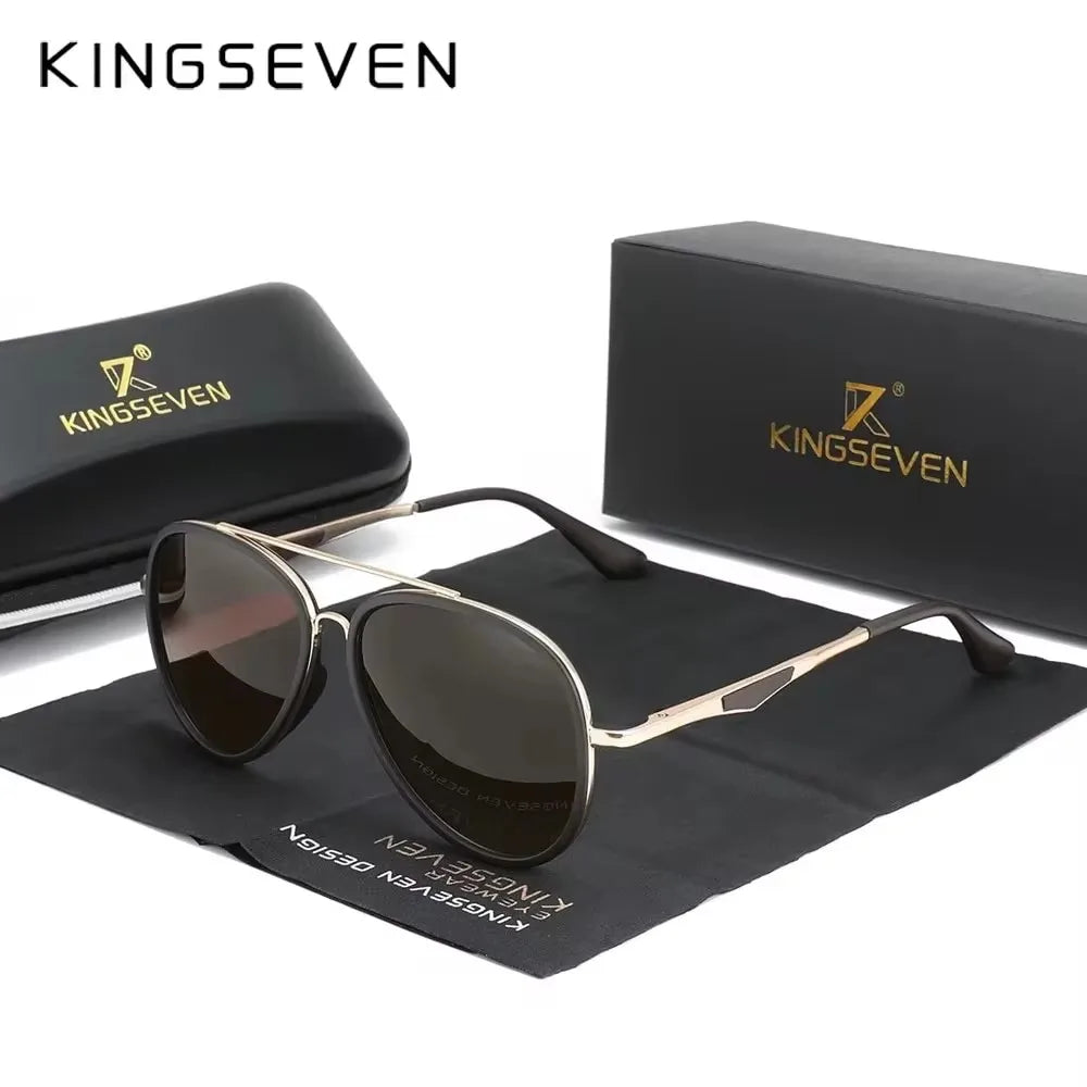 KINGSEVEN Fashion Classic Polarized Sunglasses Men's Driving Male Sun Glasses Eyewear UV400 Blocking