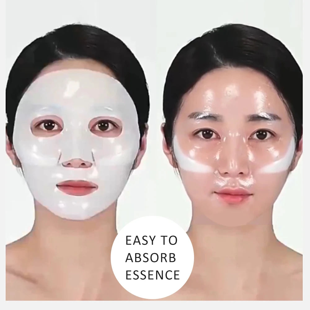 3PCS Collagen Face Masks Deep Hydrating Moisturizing Firming Skin Facial Masks Split Sheet Mask Korean Skin Care Products