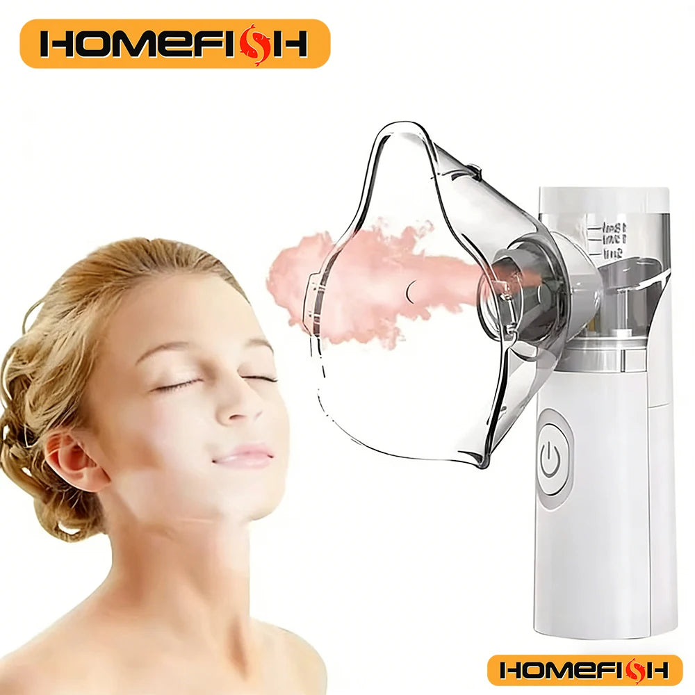 Compact portable facial steam sprayer, for skin care, nano mist sprayer, beauty water atomizer, humidifier
