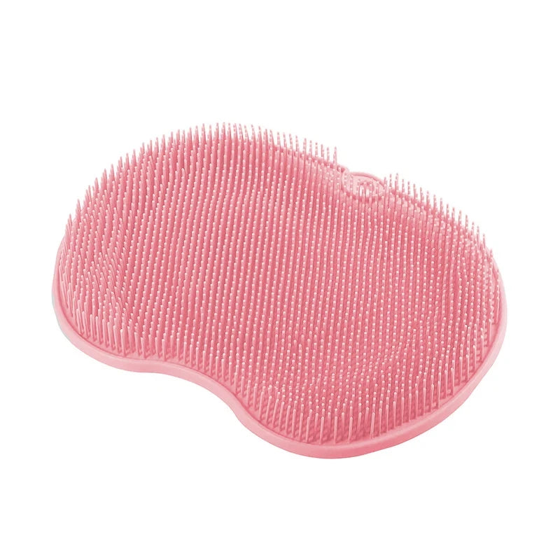 Multifunctional Back Rubbing Artifact Bath Brush Non-Slip Mat Suction Cup Rubbing Back Silicone Bath Massage Foot Rubbing Mat