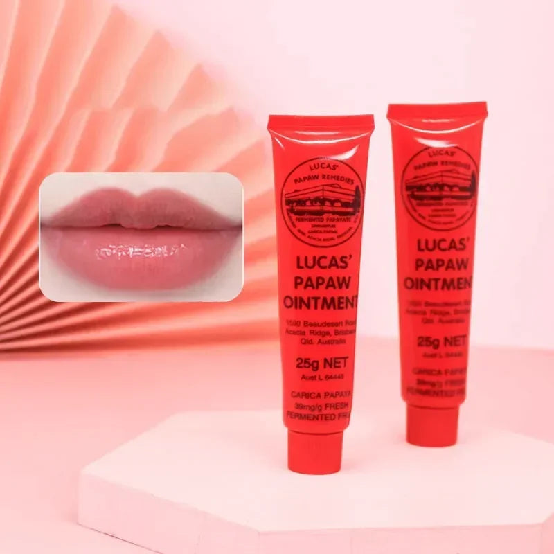 Lucas Papaw Ointment Multifunctional Lip Protector Hydrating Lip Balm Diaper Natural Plant Cream Papaya Cream Korean Cosmetics