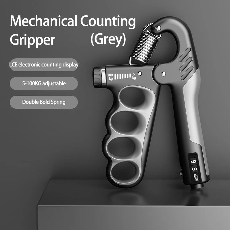 5-100kg Adjustable Grip Strength Device for Rehabilitation Training, Muscle Enhancement, Strength Training, Grip Strength Device