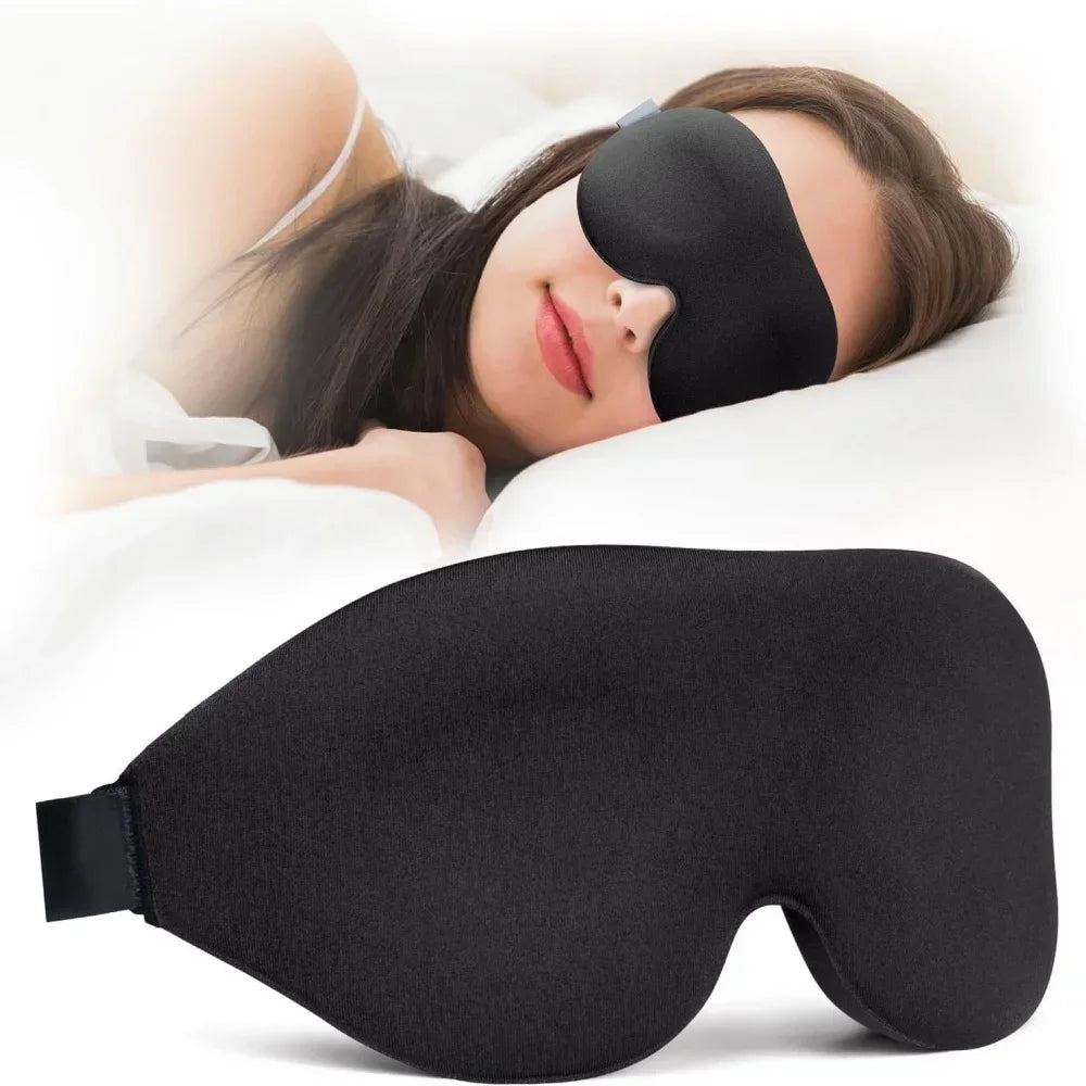 3D Eyepatch Sleeping Mask Block Out Light Soft Paded Sleep Rest Relax Aid Cover Patch Blindfold Face Shade Eyeshade Eyes Patchs