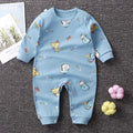 Baby Boys Girls Long Sleeve Romper Cotton Spring Autumn Crawling Jumpsuit Sleepwear All Seasons Onesie