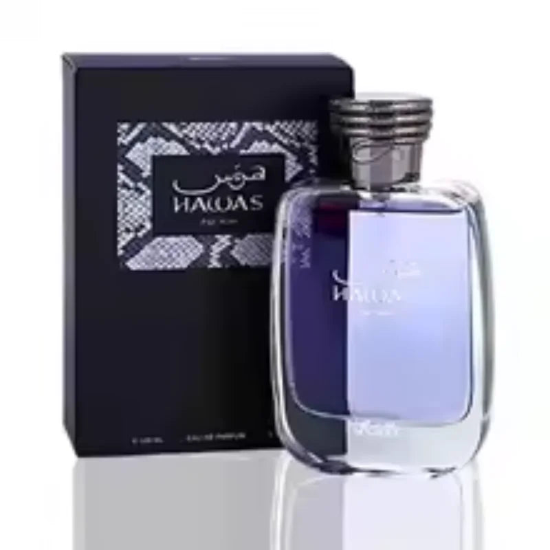 Hawas men's cologne – eau de toilette spray 100ml (3.4oz), premium Arab perfume