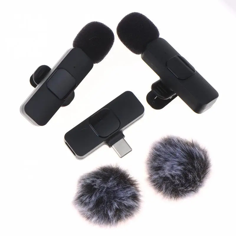 New【K9 Wireless Microphone Mini Audio Video Recording Mic For Phone Android Laptop Live Gaming Mobile Phone Microphone】