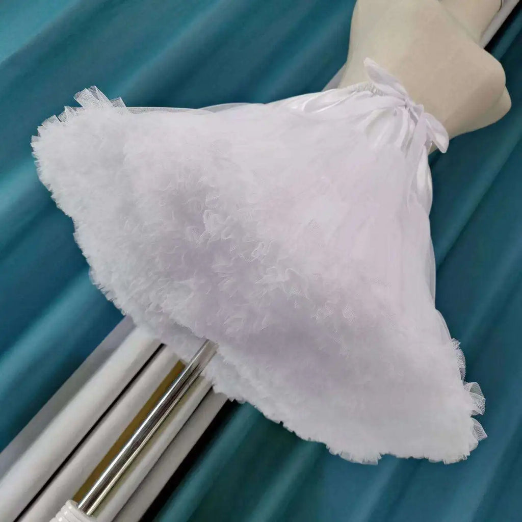 Fashion Dress 45cm Tulle Puffy Skirt Fluffy Underskirt Short Underskirt Petticoat Lolita Petticoat