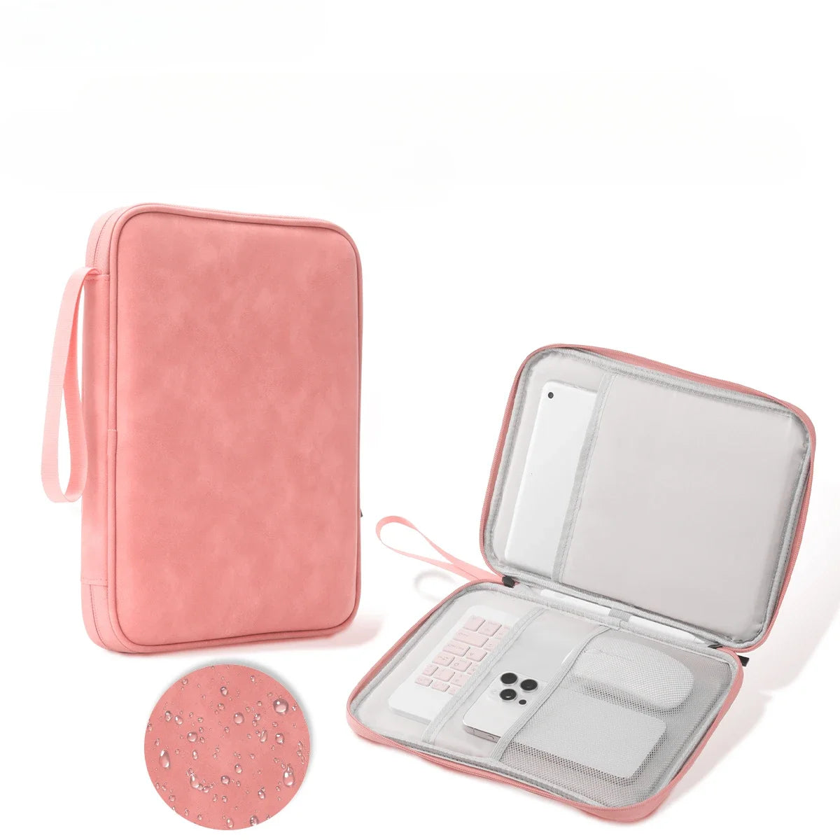Tablet Sleeve Bag for iPad Pro 12.9 11 inch iPad 10th Air 5 4 3 10.9 10.2 inch 9th 8th 7th Generation Waterproof Zipper Pouch